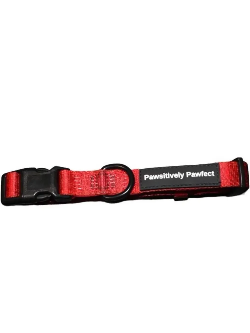 Dog Harness Leash Collar Set Red Black Medium w/ Poop Bags & Dispenser 4pc Lot